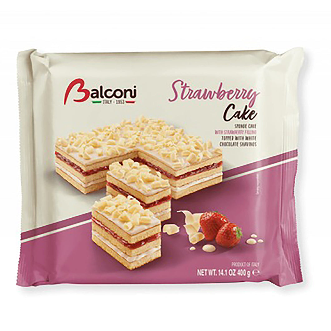 PRAJITURA BALCONI STRAWBERRY CAKE 400G