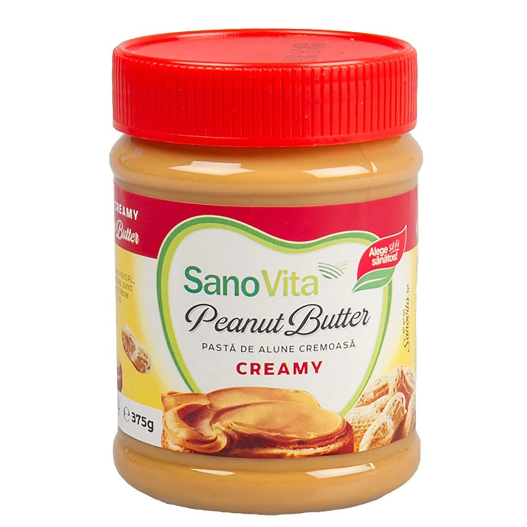 UNT DE ARAHIDE SANOVITA CREAMY 375G