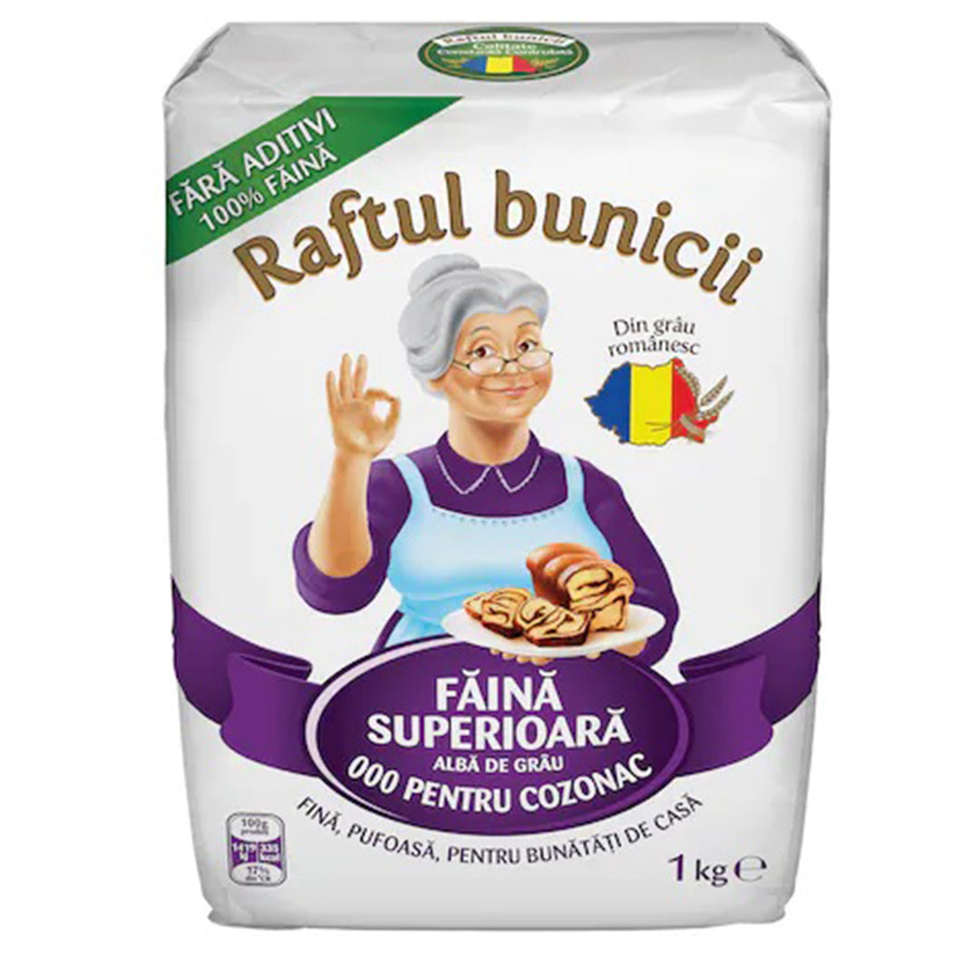 FAINA RAFTUL BUNICII 000 PENTRU COZONAC 1KG