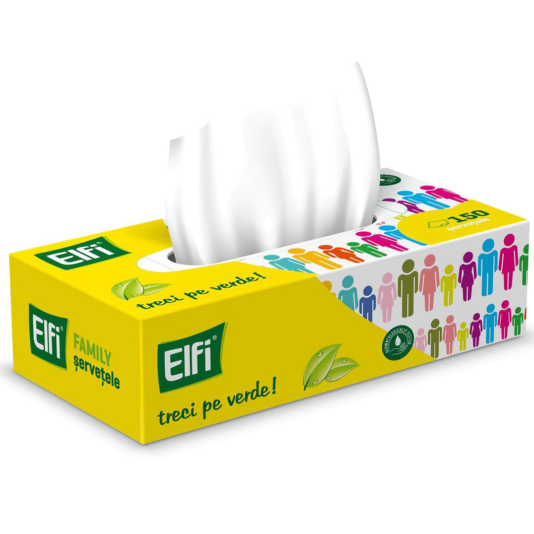SERVETELE ELFI CUTIE 2 STRATURI 150 BUC