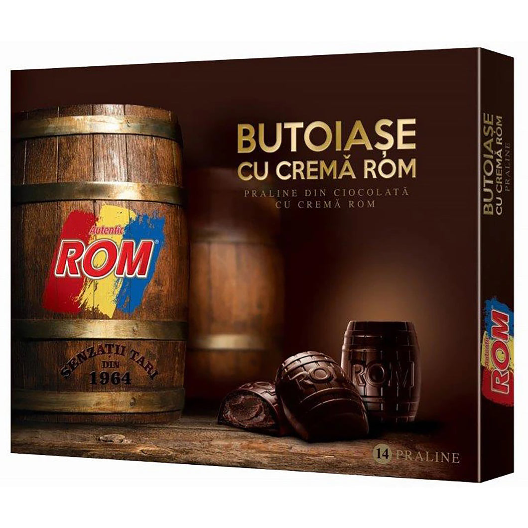 PRALINE BUTOIASE ROM AUTENTIC CU CREMA DE ROM 126 G