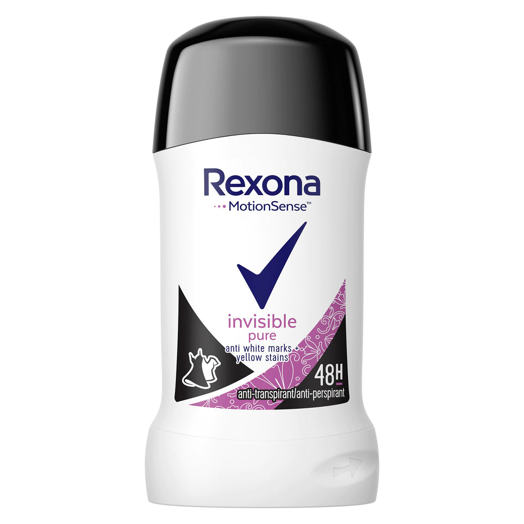 DEODORANT REXONA INVISIBLE PURE STICK 40ML