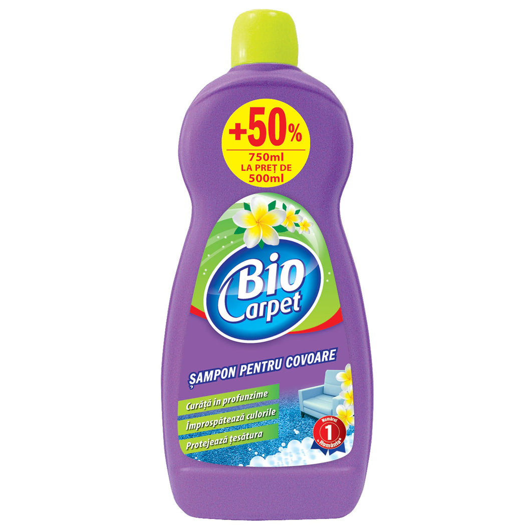 SOLUTIE BIO CARPET SAMPON PENTRU COVOARE 750ML