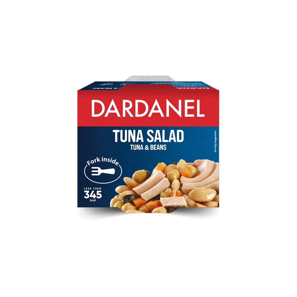 SALATA DE TON DARDANEL CU FASOLE BOABE 185G