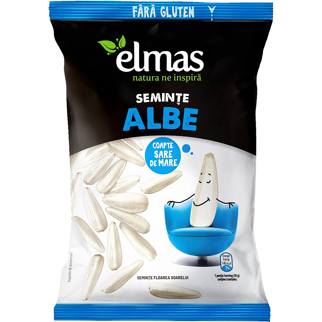 SEMINTE ALBE ELMAS COAPTE SI SARATE 100g