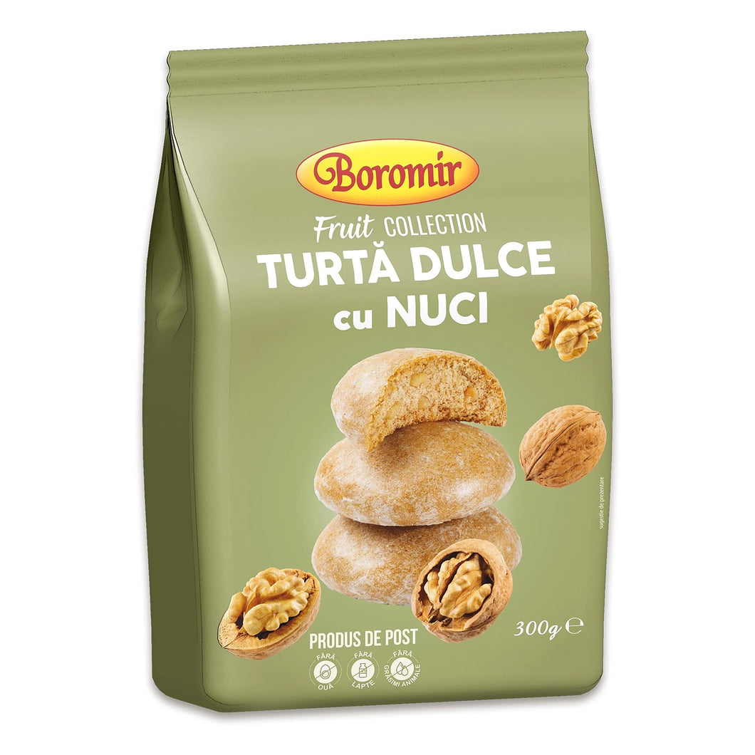 TURTA DULCE BOROMIR CU NUCI 300G